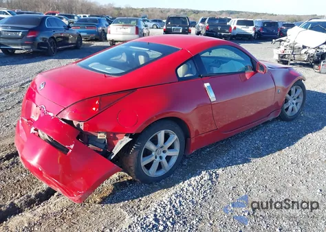 2003 Nissan 350Z Touring из США, поврежденный, VIN JN1AZ34D23T112149